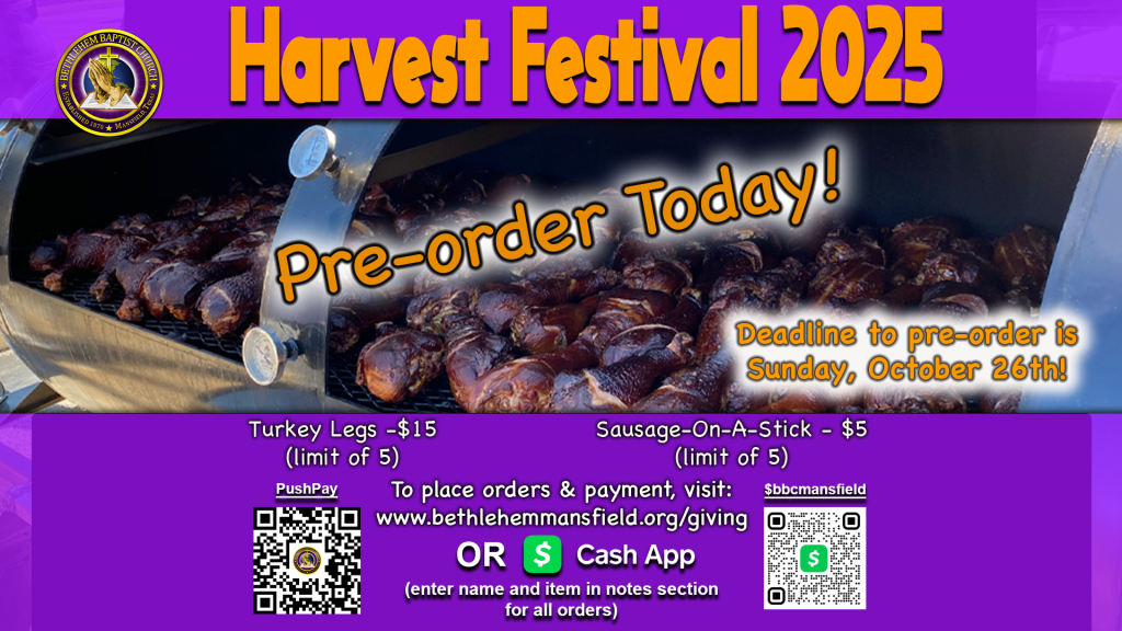 Harvest Festival preorders
